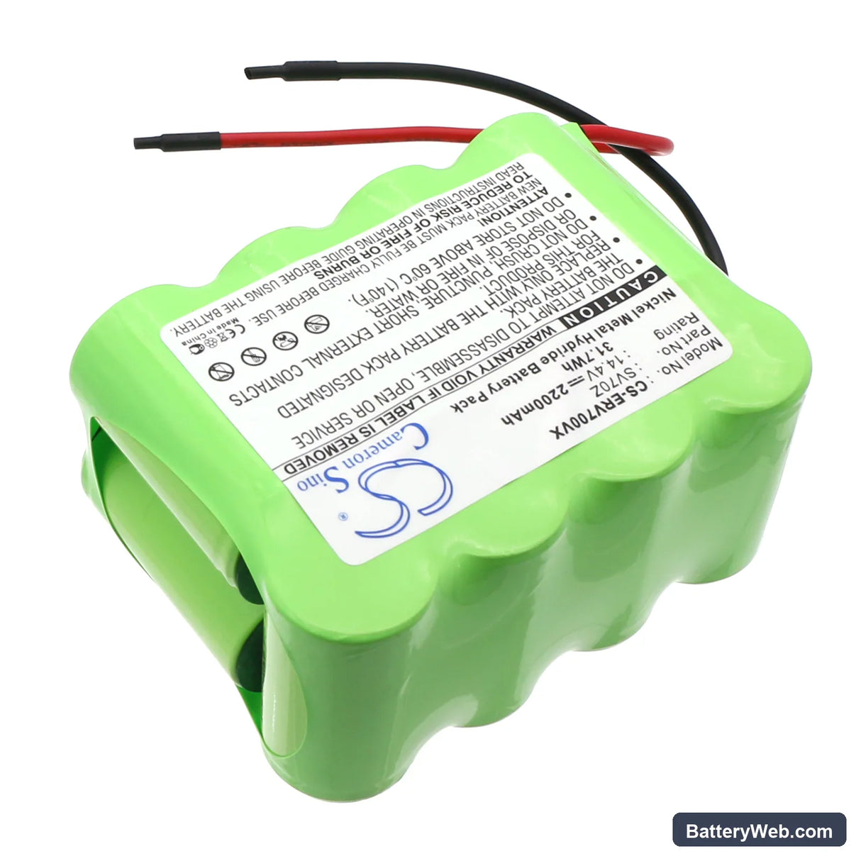 Bosch Constructa Balay Neff 751992 Replacement Battery, 14.4V, 2200mAh, Ni-MH 2