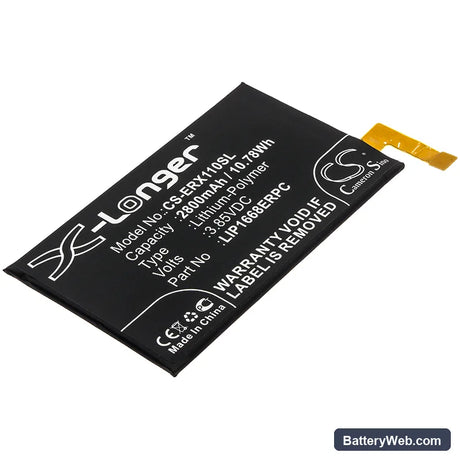 Sony Xperia 10 Replacement Battery, 3.85V, 2800mAh, Li-Polymer 1