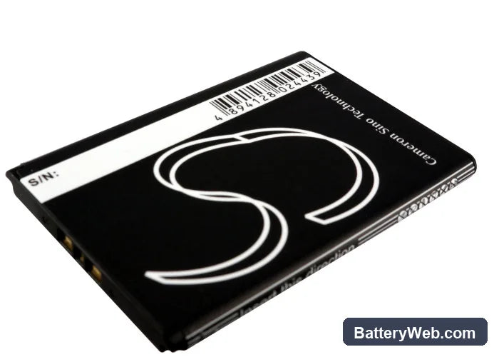 NTT DoCoMo XperiaTM Replacement Battery, 3.7V, 1500mAh, Li-ion 3