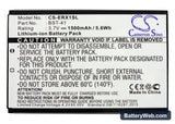 NTT DoCoMo XperiaTM Replacement Battery, 3.7V, 1500mAh, Li-ion 5