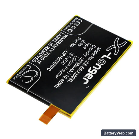 Sony Xperia XZ2 Compact Replacement Battery, 3.8V, 2750mAh, Li-Polymer 2