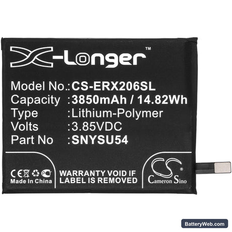 Sony Xperia 1 II 5G Green Edition Replacement Battery, 3.85V, 3850mAh, Li-Polymer 3
