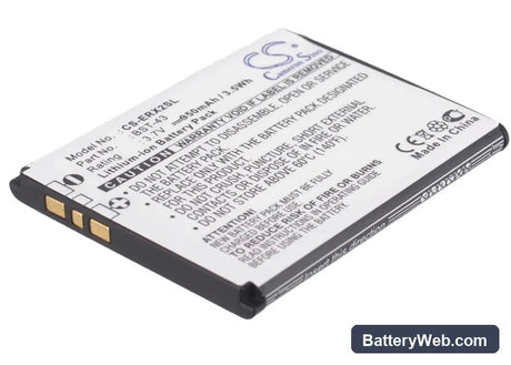 Sony Ericsson U100 Replacement Battery, 3.7V, 950mAh, Li-ion 1