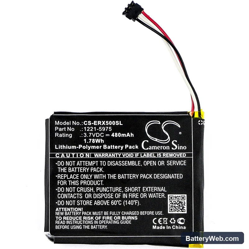 Sony Ericsson Xperia X5 Replacement Battery, 3.7V, 480mAh, Li-Polymer 3