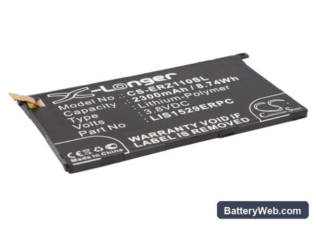 Sony Ericsson Xperia Z1 Mini Replacement Battery, 3.8V, 2300mAh, Li-Polymer 1