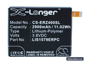 Sony Ericsson Xperia Z4 Replacement Battery, 3.8V, 2900mAh, Li-Polymer 1