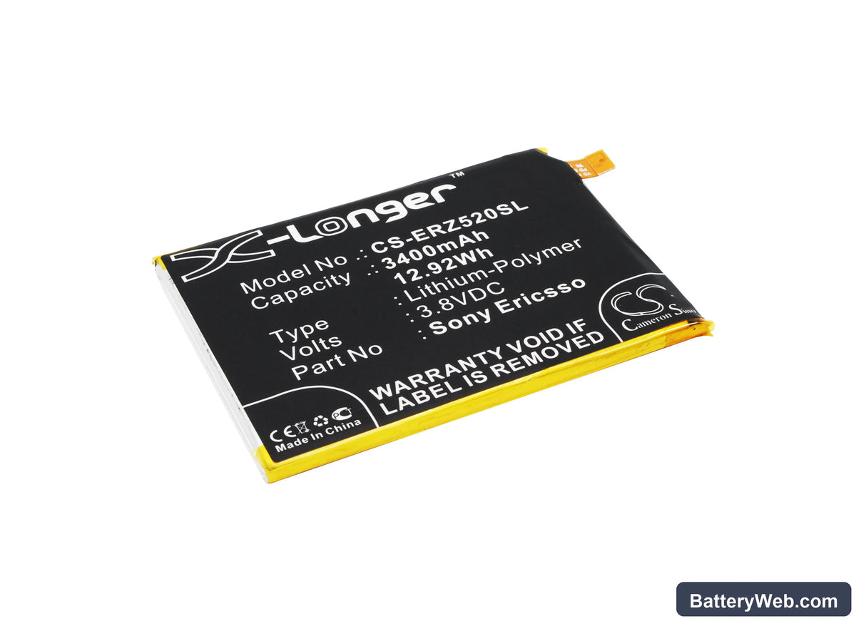 Sony Xperia Z5 Premium Replacement Battery, 3.8V, 3400mAh, Li-Polymer 1