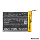 Eservice Smart D220 Replacement Battery, 3.8V, 3000mAh, Li-Polymer 3