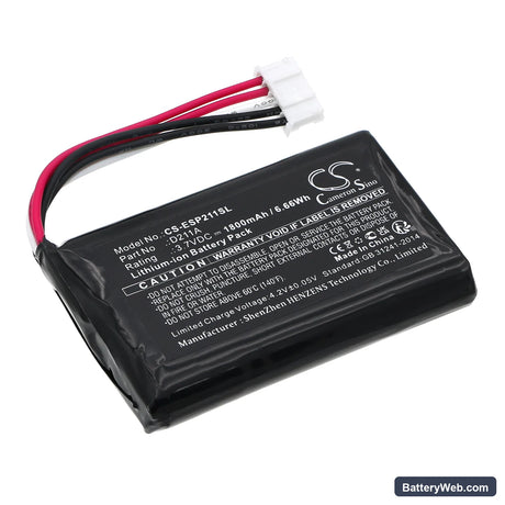 Epson C11CG87404 Replacement Battery, 3.7V, 1800mAh, Li-ion 1