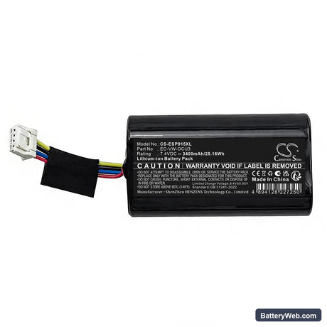 Volkswagen Arteon 3H 2017 Replacement Battery, 7.4V, 3400mAh, Li-ion 1