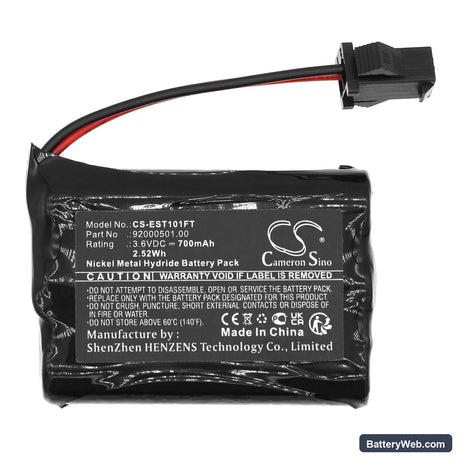Esotec 901010 Replacement Battery, 3.6V, 700mAh, Ni-MH 3