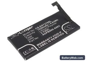 Sony Xperia ST27 Replacement Battery, 3.7V, 1250mAh, Li-Polymer 1