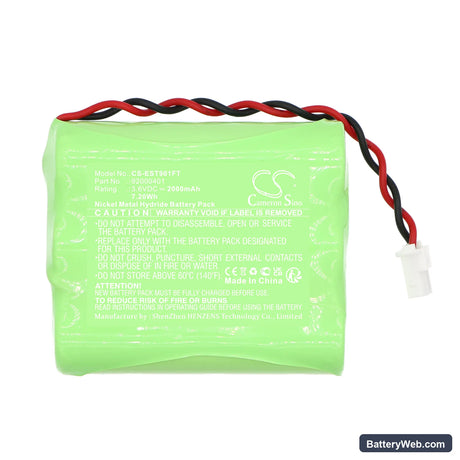 Esotec 901021 Replacement Battery, 3.6V, 2000mAh, Ni-MH 3
