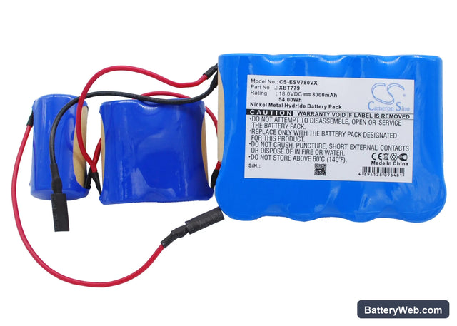 Shark SV780 Replacement Battery, 18V, 3000mAh, Ni-MH 1
