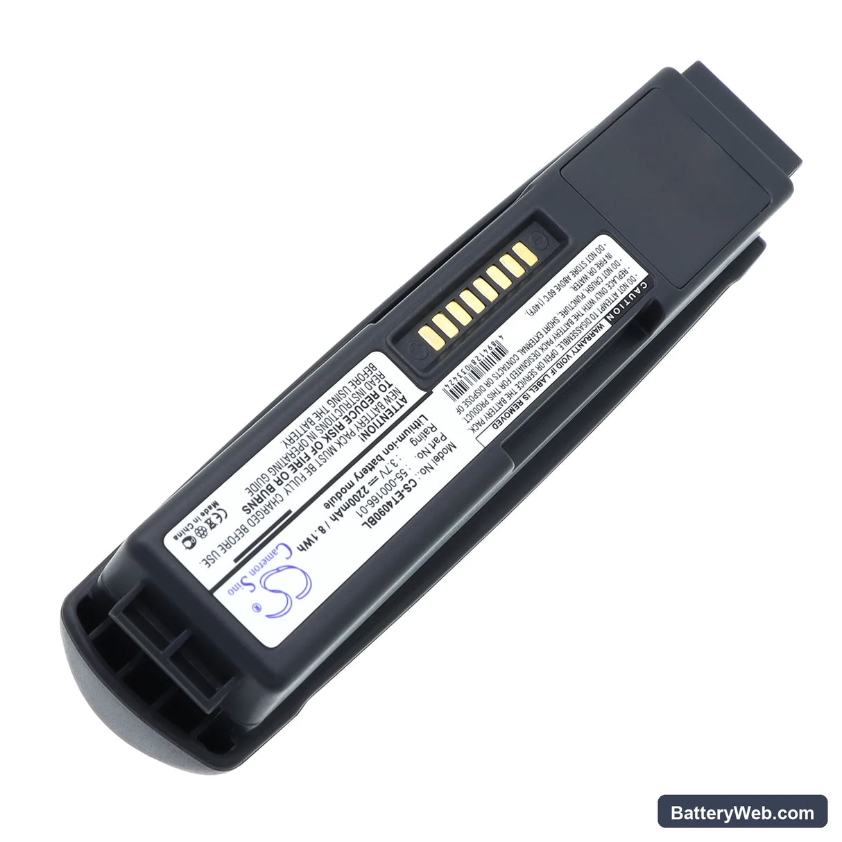 Symbol WT4000 Replacement Battery, 3.7V, 2200mAh, Li-ion 2