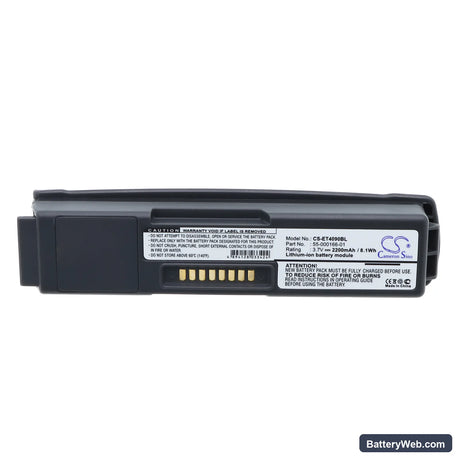 Symbol WT4000 Replacement Battery, 3.7V, 2200mAh, Li-ion 5