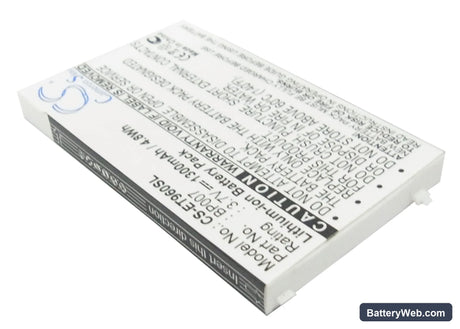 Lenovo ET960 Replacement Battery, 3.7V, 1300mAh, Li-Polymer 2