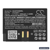 Eartec ComStar Wireless Headsets Replacement Battery, 3.7V, 950mAh, Li-Polymer 5