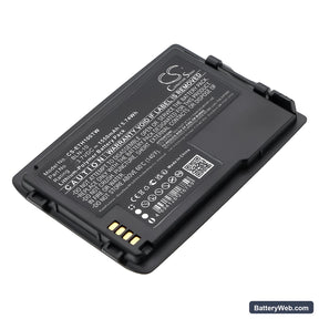 TETRA Cassidian TH1N Replacement Battery, 3.7V, 1550mAh, Li-Polymer 1