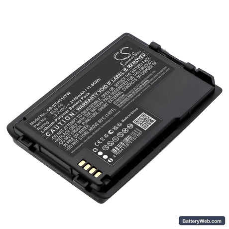TETRA Cassidian TH1N Replacement Battery, 3.7V, 3150mAh, Li-Polymer 1