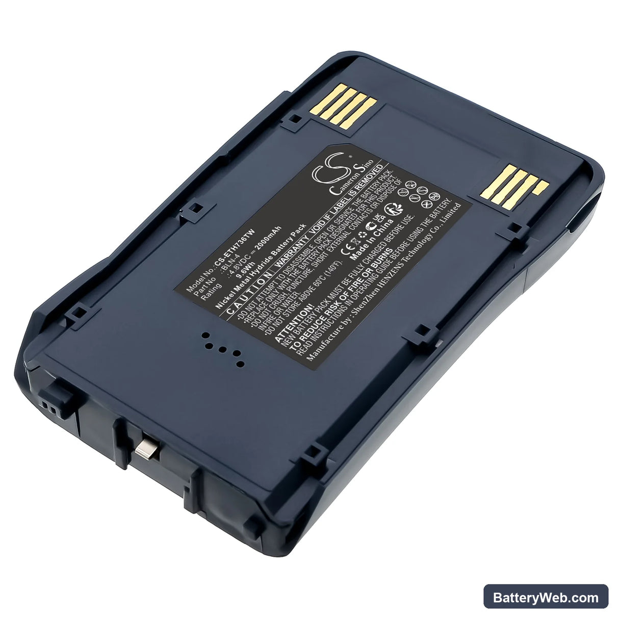 EADS G2 Replacement Battery, 4.8V, 2000mAh, Ni-MH 1