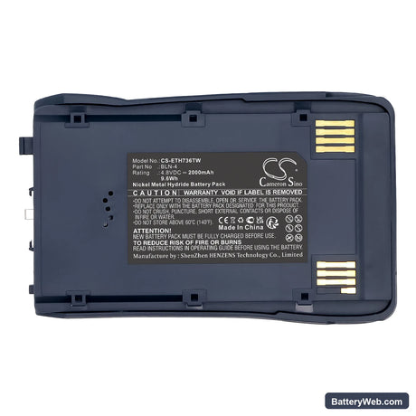 EADS G2 Replacement Battery, 4.8V, 2000mAh, Ni-MH 5
