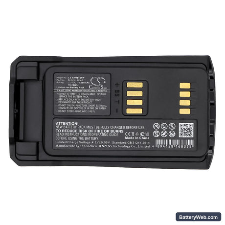 Airbus THR9 Replacement Battery, 3.7V, 5200mAh, Li-ion 5