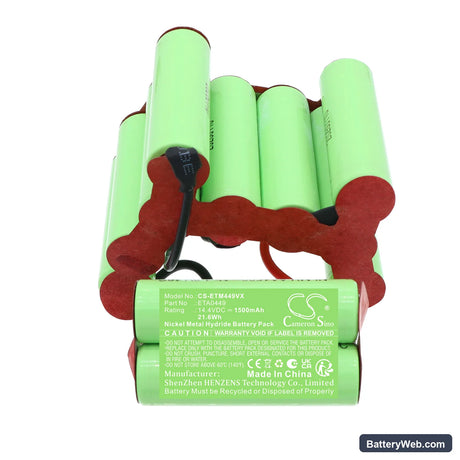 ETA 0449 Replacement Battery, 14.4V, 1500mAh, Ni-MH 5