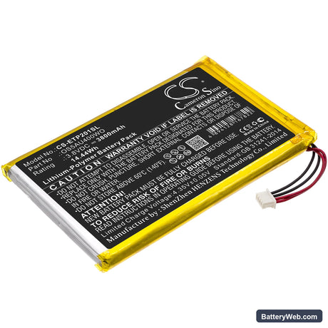 Enspert ESP E201U Replacement Battery, 3.8V, 3800mAh, Li-Polymer 1