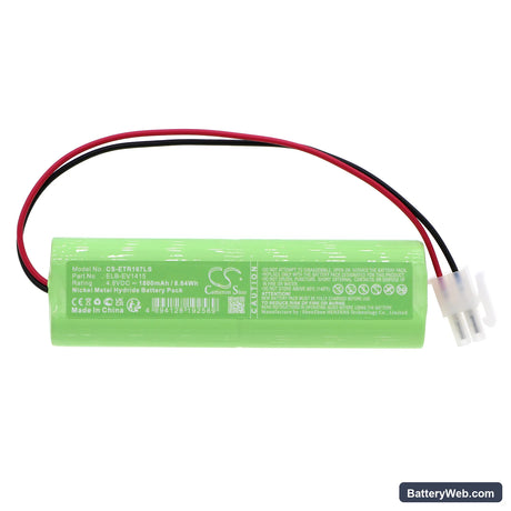 Ektor EV1670 Replacement Battery, 4.8V, 1800mAh, Ni-MH 3