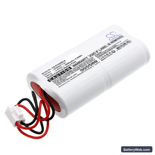 Eaton CEAG lamp Replacement Battery, 4.8V, 2000mAh, Ni-CD 1
