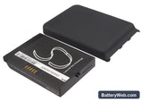 E-TEN glofiish X500 Replacement Battery, 3.7V, 3000mAh, Li-Polymer 3