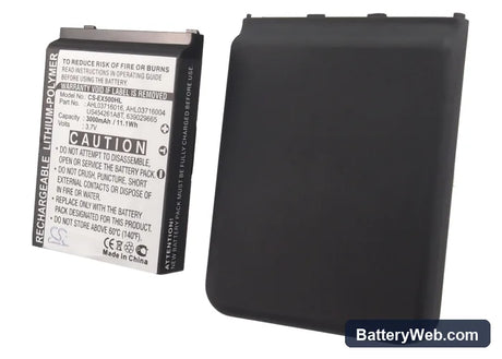 E-TEN glofiish X500 Replacement Battery, 3.7V, 3000mAh, Li-Polymer 5