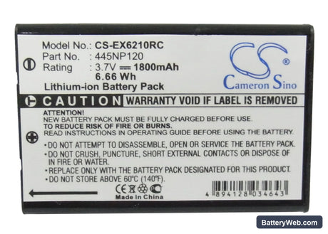 Buffalo Pocket Wifi DWR-PG Replacement Battery, 3.7V, 1800mAh, Li-ion 5