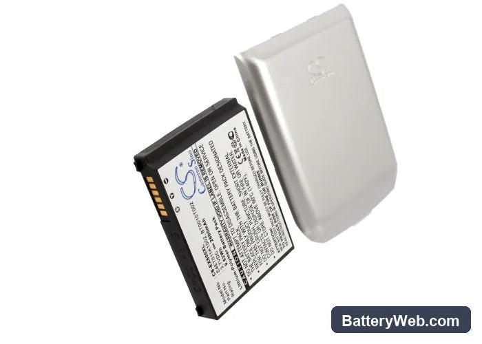 E-TEN glofiish X800 Replacement Battery, 3.7V, 2600mAh, Li-Polymer 5