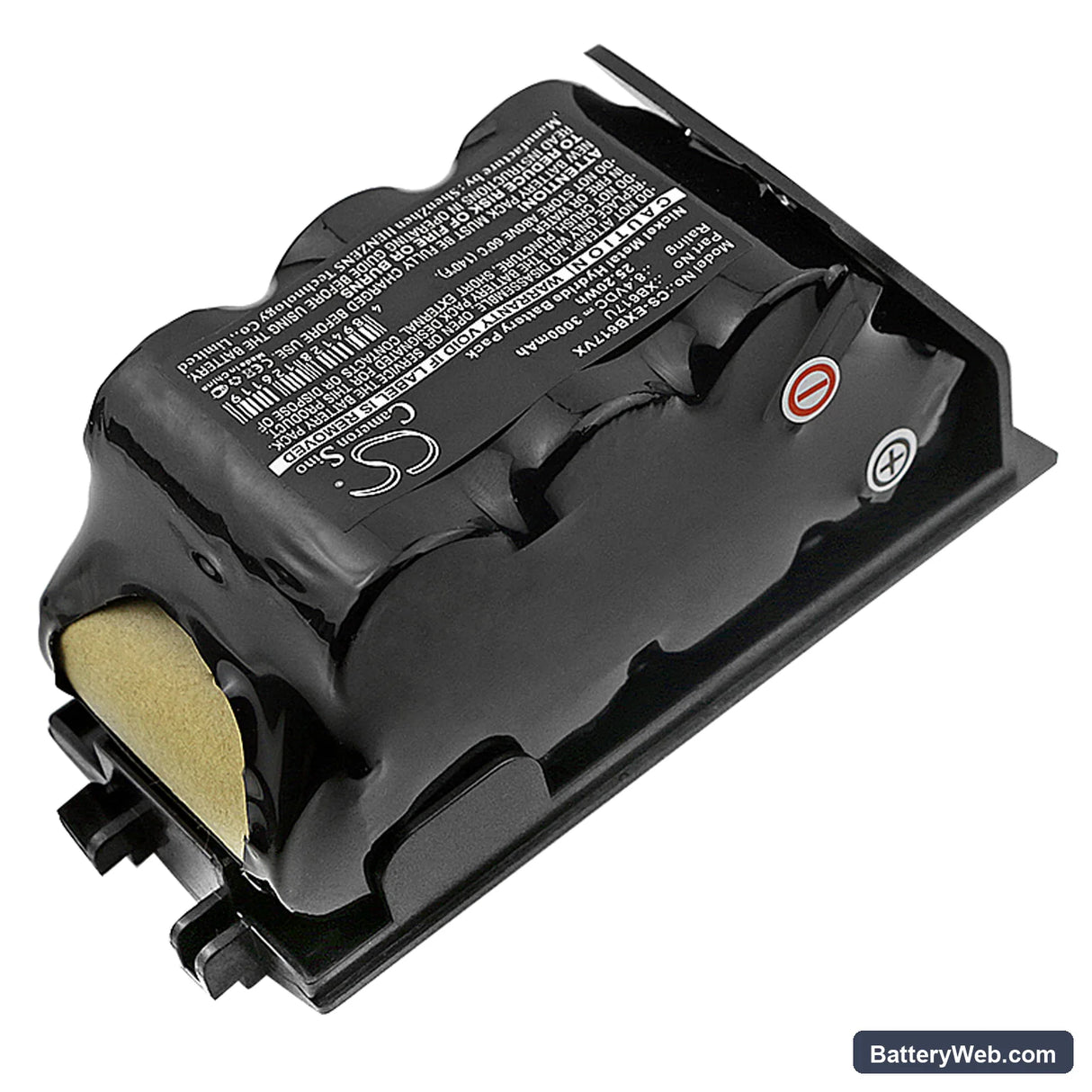Shark XB617U Replacement Battery, 8.4V, 3000mAh, Ni-MH 2