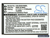 Evolveo StrongPhone X1 Replacement Battery, 3.7V, 1700mAh, Li-ion 5