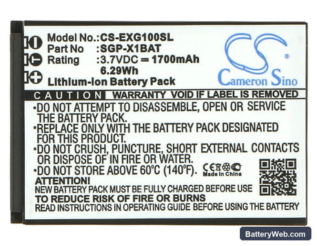 Evolveo StrongPhone X1 Replacement Battery, 3.7V, 1700mAh, Li-ion 5