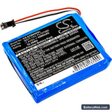 Extech MS6000 Replacement Battery, 7.4V, 4500mAh, Li-Polymer 1