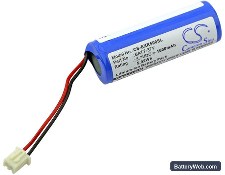 Extech VIR50 Replacement Battery, 3.7V, 1600mAh, Li-ion 1