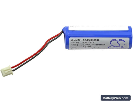 Extech VIR50 Replacement Battery, 3.7V, 1600mAh, Li-ion 3