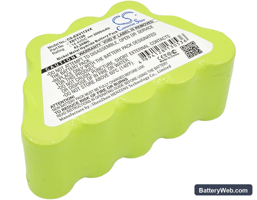 Euro Pro SV1107 Replacement Battery, 14.4V, 3000mAh, Ni-MH 1
