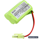 Euro Pro XB2700 Replacement Battery, 4.8V, 1600mAh, Ni-MH 2
