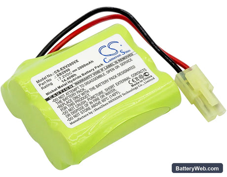 Euro Pro V2945 Replacement Battery, 7.2V, 2000mAh, Ni-MH 1