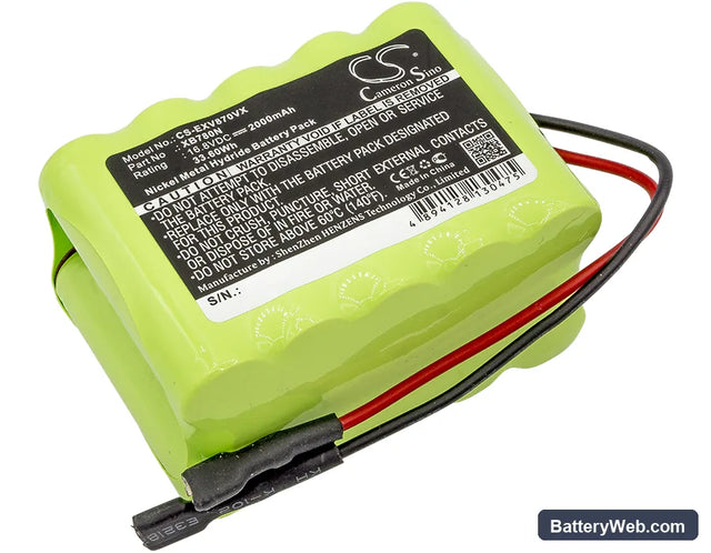 Euro Pro Shark SV780N Replacement Battery, 16.8V, 2000mAh, Ni-MH 1