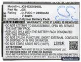 Explay X5 Replacement Battery, 3.8V, 2000mAh, Li-Polymer 5