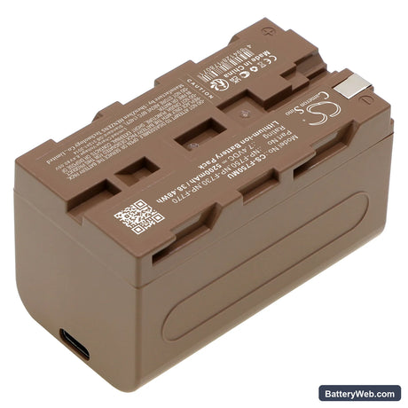 Sony Replacement Battery, 7.4V, 5200mAh, Li-ion 2