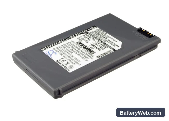 Sony DCR-PC55S Replacement Battery, 7.4V, 680mAh, Li-ion 4