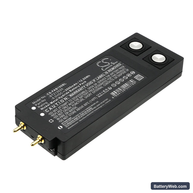 HBC TTB 10 Replacement Battery, 6V, 2000mAh, Ni-MH 1