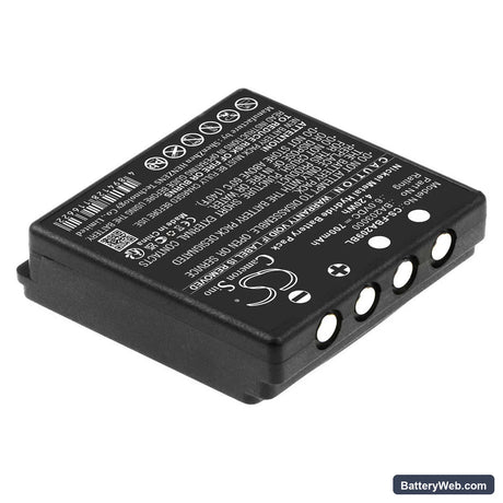 HBC FUB9NM Replacement Battery, 6V, 700mAh, Ni-MH 2